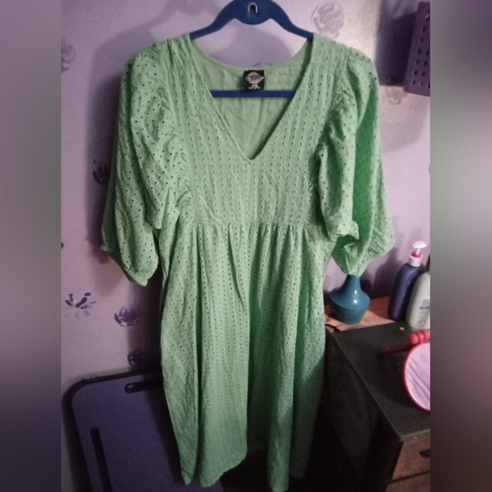 Cal Style Eyelet Dress